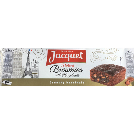 Jacquet Mini Brownies with Hazelnuts