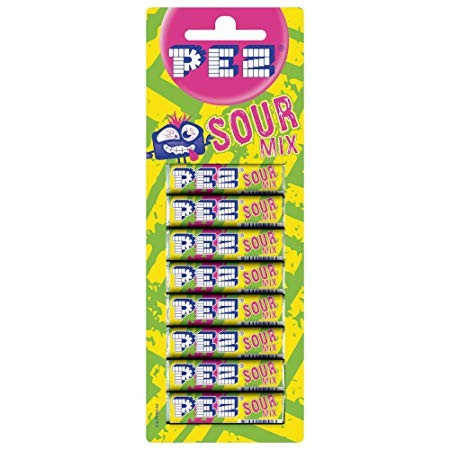 Pez Blister 8-pack Sour Mix