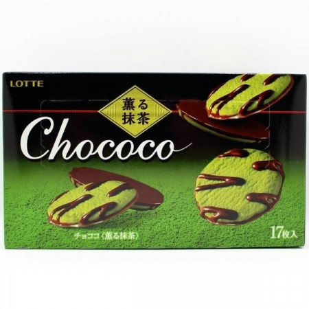 Lotte Chococo Kaoru Matcha Cookies