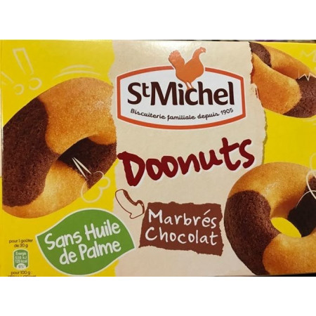 St Michel French Doonuts Chocolate Marble Cakes