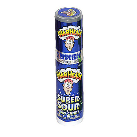 Warheads Extreme Sour Candy Spray Blue Raspberry