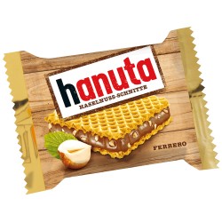 Ferrero Hanuta Chocolate Hazelnut Wafers 22g