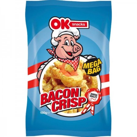 OK Snacks Bacon Crisp Mega Bag