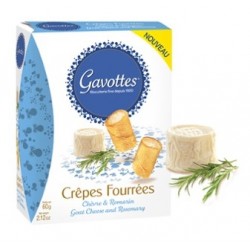 Gavottes Crepes Fourrees Goat Cheese & Rosemary