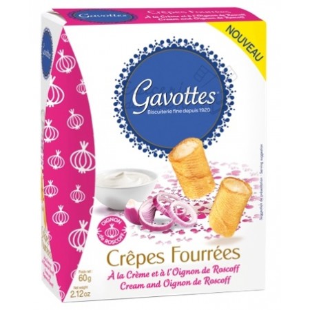 Gavottes Crepes Fourrees Cream and Oignon de Roscoff