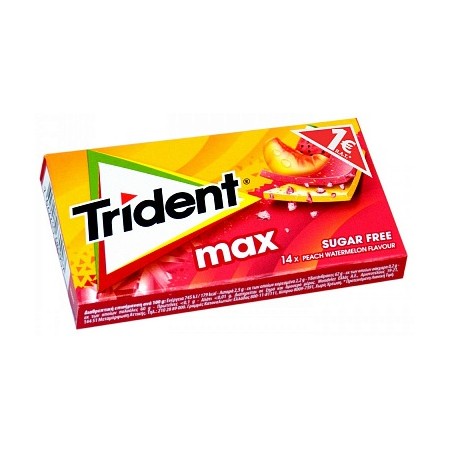 Trident Max Watermelon-Peach Gum