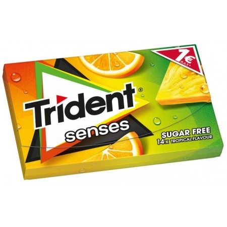 Trident Senses Tropical Sugar Free Gum