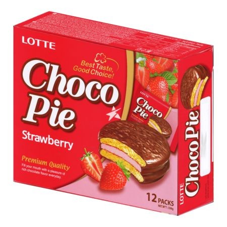 Lotte Choco Pie Strawberry Box