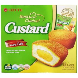 Lotte Custard Cram Cake Box