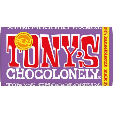 Tony's Chocolonely Milk Cinnamon Biscuit
