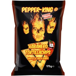 Pepper King Chilli Habanero Chips 175g
