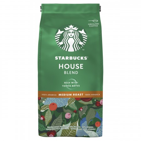 Starbucks Medium Roast House Blend Ground Coffee 200g