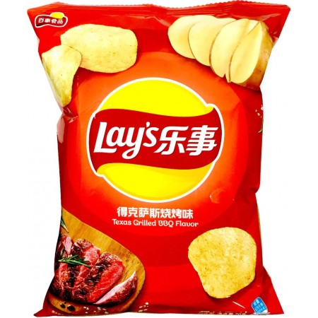 Lay's Texas Grilled BBQ Flavour