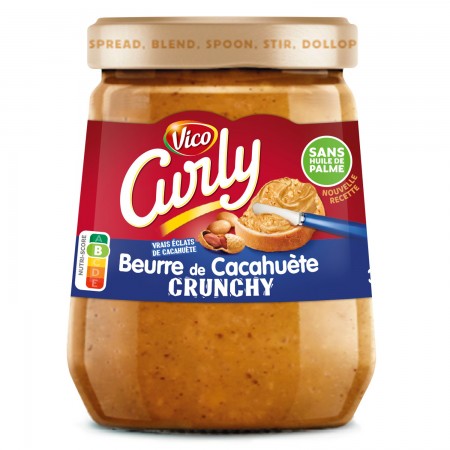 Vico Crunchy Curly Peanut Spread