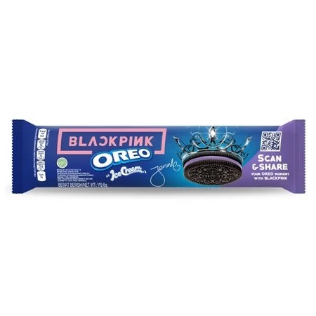 Black Pink x Oreo Ice Cream Bluberry