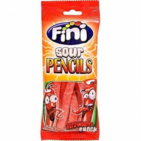Fini Sour Pencils Strawberry Shock