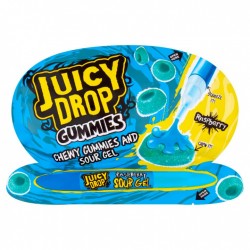Bazooka Juicy Drop Gummies Blue Raspberry