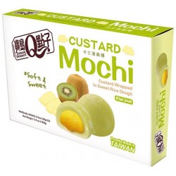 Q Brand Taiwan Dessert Custard Kiwi Mochi