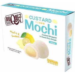 Q Brand Taiwan Dessert Custard Lemon Mochi