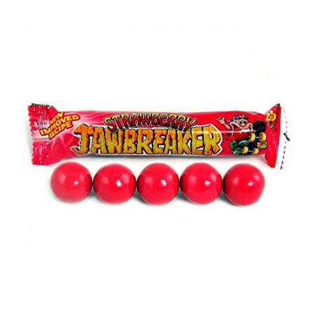 Zed Gum Strawberry Jawbreakers