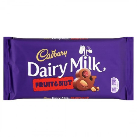 Cadbury Dairy Milk Fruit And Nut Chocolate