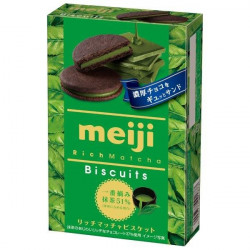 Meiji Matcha Biscuits