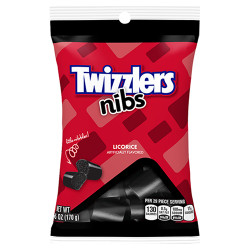 Twizzlers Nibs Licorice Bites Bag